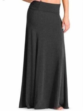 NWT Athleta Women's Kali Convertible Maxi Skirt Dress in Grey Size Medium